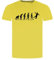 Evolution Handball T-Shirt - Handballer Handballspiel Werfen Sprungwurf Gelb L