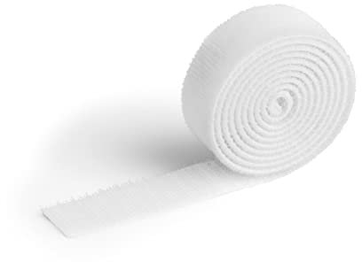 Durable Klett-Kabelbinder Cavoline Grip 20, 100 x 2 cm (L x B), weiß, 503202