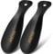 NINEMAX Schuhlöffel Klein,Kleiner Schuhanzieher Metall,Reise Schulöffel Kurz 19cm,2er Pack