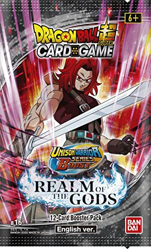 2022 Dragon Ball Super Unison Warrior Series 7 Realm of the Gods Display Booster Box: 24 Booster Packs
