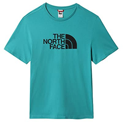 THE NORTH FACE Men's Men's Easy Short Sleeved T-Shirt (Pack of 1) (UK, Alpha, XXL, Regular, Regular, Green/Black)