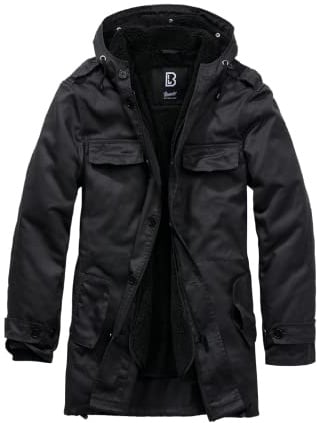 Brandit Bundeswehr Parka Forest mit Futter, Größe:4XL, Farbe:Schwarz