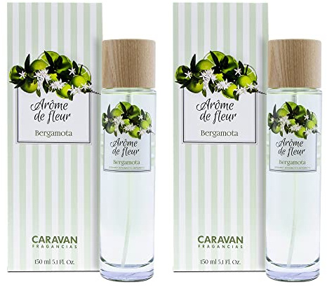 Caravan, Set de 2 frascos 150 ml, arome de fleur bergamota