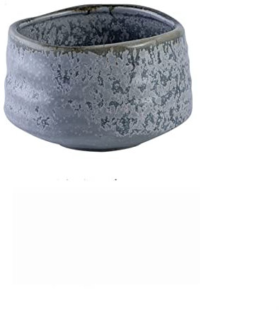 TEmkin Set di Piatti e Ciotole Ciotola in Ceramica Matcha Strumenti per la Cerimonia del tè in Polvere Matcha Professionale Set da tè Frullino per Le Uova (Color : E) (D)