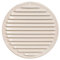 Ø 200mm Rejilla de Ventilación con Mosquitera - Rejillas de Aireación Metálicas - Acero, Beige