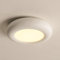Wylolik Moderne Deckenleuchte im cremefarbenen Stil, 3-farbig dimmbare Deckenleuchte, 9 W LED-Einbauleuchte in Deckennähe, Harz-Acryl-Schirm, Flache runde Leuchte für Eingangsbereich, Flur, Treppe