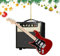 Rock Gitarre Christbaumschmuck, Acryl Musik Gitarre Christbaumschmuck, 2D Rockgitarre Weihnachtsbaumschmuck, Acryl Gitarre Weihnachtsbaumschmuck, Dekoration Anhänger Für Musikliebhaber