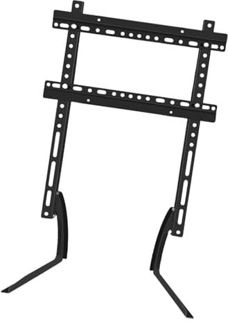 Height Adjustable TVs Stand For 26 To 75inch LCD LED Flat Screens NoDrilling Required Holds Up To 88Ibs