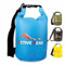 Active Peak® Dry Bag wasserdichte Roll-Top Tasche 2L 5L 10L 20L; Extrem Robuster Outdoor Packsack Seesack für Schlüssel & Handy; Schwimm-, Strand-, & Boottasche inkl. Handyhülle (Himmelblau, 2 Liter)