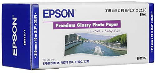 Epson Fotopapier Papier Rolle 210x10000 mm StylusP 870/875/890/895