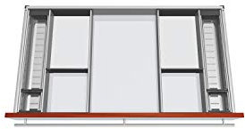 Blum Orga-Line Besteckeinsatz Facheinteilungs-Set KB 901-999mm, NL 450mm, grau
