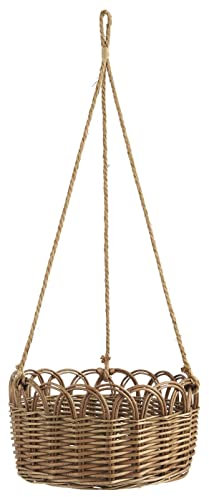 IB Laursen - Hängekorb mit Juteschnur - Hängeblumentopf, Blumentopf - 70 cm lang