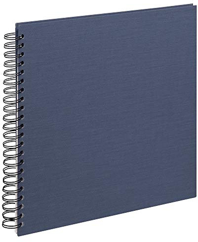 walther design Fotoalbum dunkelblau 30 x 30 cm Leinen, 6SL3030C20M
