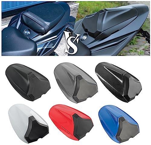 Fayedenicy Motorrad Hinten Sozius Solo Sitz Gugel Höcker Abdeckung Harte ABS Verkleidung Heckteil für GSX-S GSXS 750 GSXS750 GSX-S750 2017 2018 2019 2020 2021 2022 2023 Zubehör (Matt-schwarz)