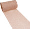 DEKO AS Shabby Chic Leinenoptik Tischläufer, Polyester geruchsneutral, 30 cm x 5 m, Kupfer