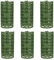 NIUXICH 6 x Baumschutz, verstellbar, erweiterbar, Gitter-Baumschutz, Pflanzen- und Baumschutz zum Schutz von Bäumen vor Trimmern und Kleintieren