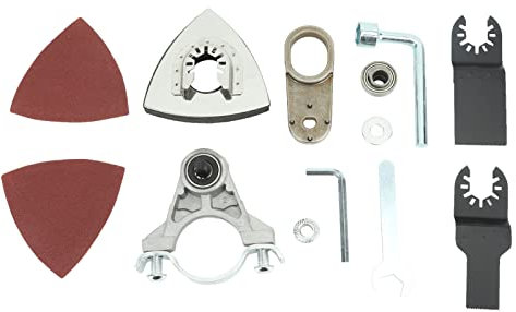 Angle Grinder Conversion Kit, Stainless Steel Universal Adapter Head for Polishing Rust Paint Removal Heavy Duty Grinder Attachment for Metal Wood DIY Projecct