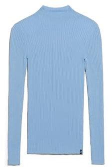 ARMEDANGELS Damen Pullover Slim Fit aus Bio-Baumwolle ALAANIA Fitted Iceberg Blue