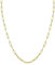 PROSILVER Damen 925 Feine Gold Kette 61cm 3,3mm Halskette in Büroklammern Form 22k vergoldet Gliederkette schlanke Ankerkette Schmuck Accessoire für Weihnachten Muttertag