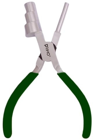 PRIMO® 3 Step Wrap N Tap Bail Making 3 in 1 Looping Pliers Beading Forming Wrapping Shaping and Jump Ring Repair Tools DIY Crafts for jewelry Making (13mm,17mm,20mm) (Green)