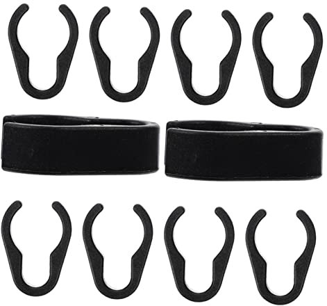 Didiseaon 20pcs Mic Stand Cable Holder Clips Clamps for Organizing Microphone Cables Design for Ktv Music Stands and More