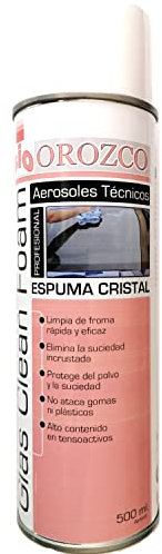 Espuma Limpia Cristales Mágica en Spray 500ml.
