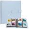 288 Pockets Photo Album for Fujifilm Instax Square SQ1/SQ6/SQ10/SQ20 Camera, Kodak Mini 3 Square, Mini 3 Retro, Mini Shot 3 Square, Mini Shot 3 Square Retro Printer,Kodak 3x3 Photos (Blue)