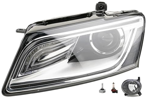Johns, Scheinwerfer Front passend für Audi Q5 8R 06/12- Xenon D3S Links Fahrerseite + Nebelscheinwerfer + Leuchtmittel
