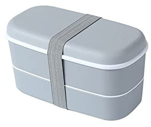 ZLJSHZS es Double-layer Healthy Material Food Storage Container Fresh-keeping Box Microwave Tableware