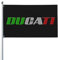 Compatible With Ducati Flagge, 90 x 150 cm, Außenflaggen, Gartenflaggen, Hausflaggen, Banner-Dekoration für Hof, Veranda, Rasen, Heimdekoration
