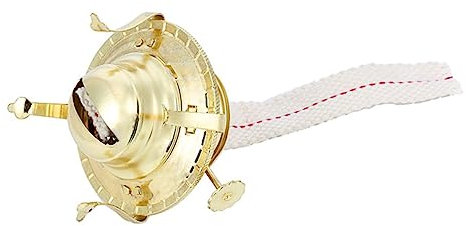 ABOOFAN Kerosene Lamp Replacement Burner Metal Regulator and Glass Wick Holder Vintage Oil Lamp Burner and Wick Accessory Set