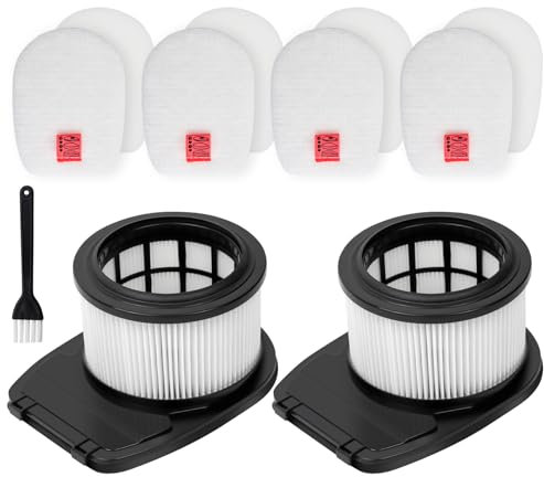 Spofan Filter Replacement for Shark IZ300 IZ300UK IZ300UKT IZ300UKTSB IZ320 IZ320UK IZ320UKT Anti Hair Wrap Cordless Vacuum, 2 HEPA, 4 Foam + Felt Filter