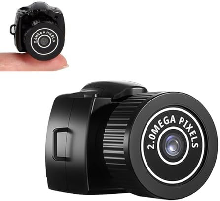 Mini Keychain Camera, Small Digital Video Cameras, 960P Mini Digital Camera with 0.96 inch Screen, Photography Gifts, Thumb Tiny Camera Keychain, Miniature Camera for Kids, Students(No memory card)