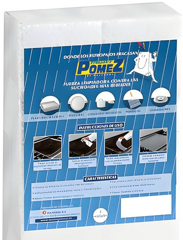 Bricoloco Piedra pómez Blanca Especial Limpieza de planchas de Cocina. Elimina Grasa y Suciedad difícil en Las cocinas. Origen Natural sin aditivos químicos (Pack 12 uds.)