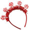 SANRLO Handgefertigtes Lutscher-Stirnband, Süßigkeiten, Mädchen, Cosplay, Zubehör, Rüschen, Süßigkeiten, Kopfschmuck, Maskerade, Halloween, Cosplay, Party