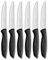 Ruffulon Set de 6 couteaux à steak,couteaux à steak,couteaux de table en acier inoxydable,couteaux de cuisine polyvalents,couteau à viande,lavable au lave-vaisselle,antirouille