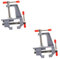 Homoyoyo 2pcs Mini Flat Table Vise Bench Clamp-on Vise Aluminum Alloy Lightweight for Woodworking Jewelry Model Building