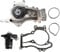 Water Pump with Gasket & Thermostat Housing Assembly Fit for Astra for Corsa D E, for Astra, for Chevrolet Cruze, for Aveo, for Meriva Replace# 55579016 55561623