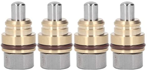 Excavador Joystick Many Botón Hidráulico Controlador Alta dureza Dura buena superficie de sellado sin rebabas para excavadoras de Aleación de latón de acero 4pcs