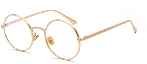 ASYHV Retro Runde Metallrahmen Sonnenbrille für Damen und Herren Farbige Metallfassung mit UV400 Schutz