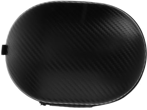 Toddmomy Bolsa para Auriculares con Diadema Negra Resistente y Práctica con Cremallera y Gancho Estuche Portátil de Almacenamiento EVA para Protección contra Golpes y Polvo para