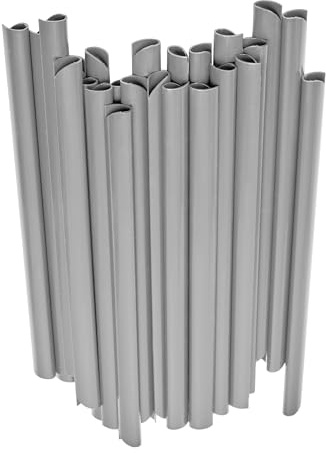 Garronda Befestigungsclips Sichtschutzstreifen 19 cm 30Stk Grau GD-0174 | PVC, UV-beständig, für Zaun Sichtschutz und Balkon, zur Befestigung im Außenbereich, für Sichtschutzsysteme und Zaunfelder