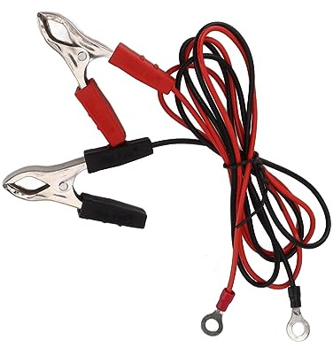 Generic Copper Electric Fence Jump Leads with Strong Biting Force for Livestock, 2pcs Safe Practical Electric Fence Wire Connect for Farm, Ideal Choice for Farmers
