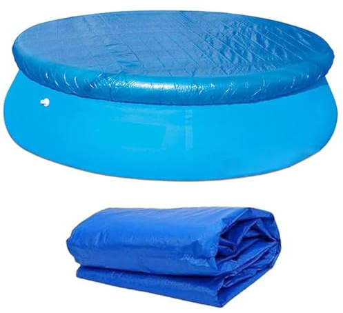 Bâches pour Piscine Ronde, Bâche pour Piscine extérieure, Couverture de Protection Pliable pour Piscine, Bâches solaires pour 244CM/8FT piscines Hors Sol et gonflables