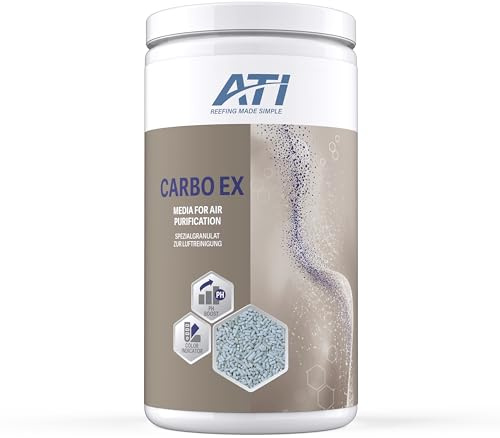 ATI Carbo Ex Media – Spezialgranulat für Eiweißabschäumer, entfernt CO₂ aus der Zuluft, stabilisiert den pH-Wert, unterstützt Korallenvitalität, 3.250 g / 4.000 ml