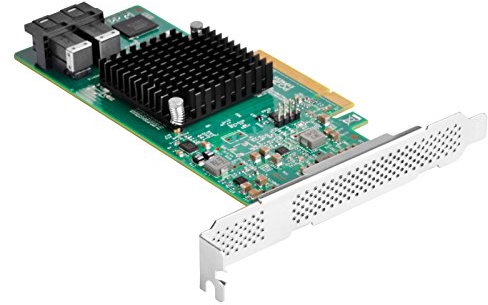 SilverStone SST-ECS05 - PCI-E Erweiterungskarte auf Servernivau Gen 3.0 x8, 8x SAS(12Gb/s) / SATA(6Gb/s) Ports mit LSISAS3008 Controller, unterstützt RAID 0,1,1E,10, low-profile geeignet