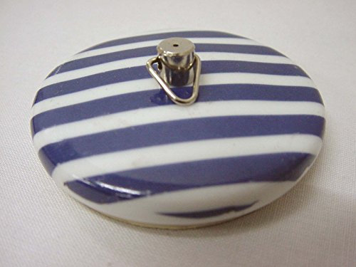 TAPON BAÑERA LAVABO BIDE FREGADERO STANDARD PORCELANA RAYAS AZUL