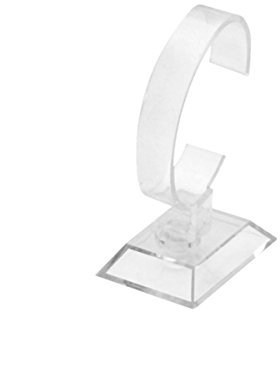Onpira 10x Acryl Uhrenständer Transparent Uhrenaufsteller Uhrenhalter (Modell: Damenuhr)