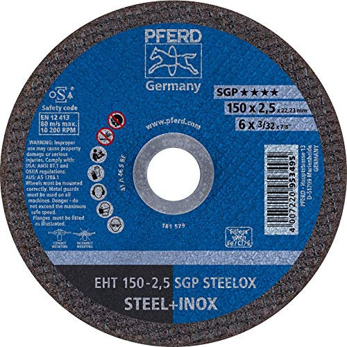 25 x PFERD Trennscheibe EHT 150-2,5 SGP STEELOX| Art.: 61342225