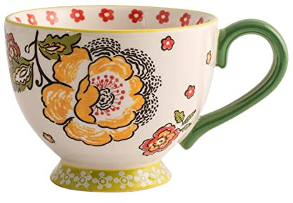 H&H 735479 Mariasole - Taza Jumbo, cerámica, multicolor, cc500